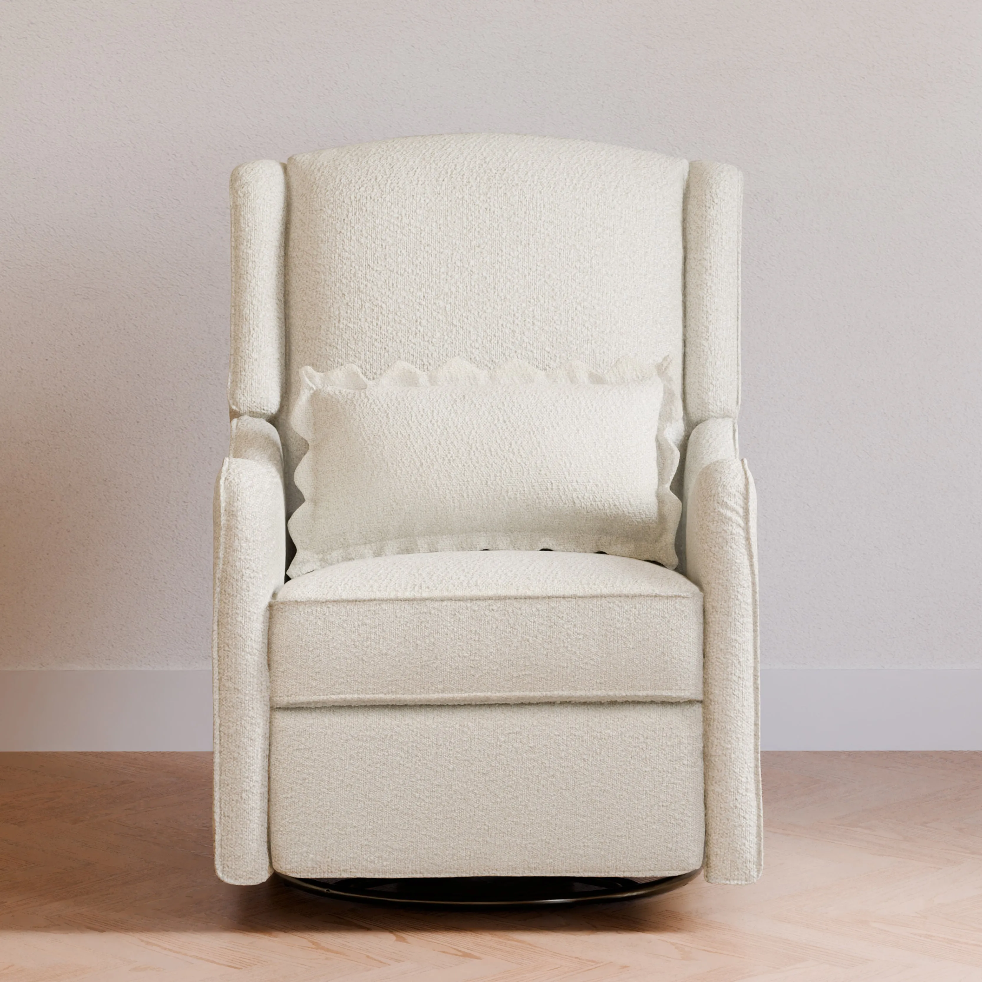 Devon Recliner   Swivel Glider in Boucle