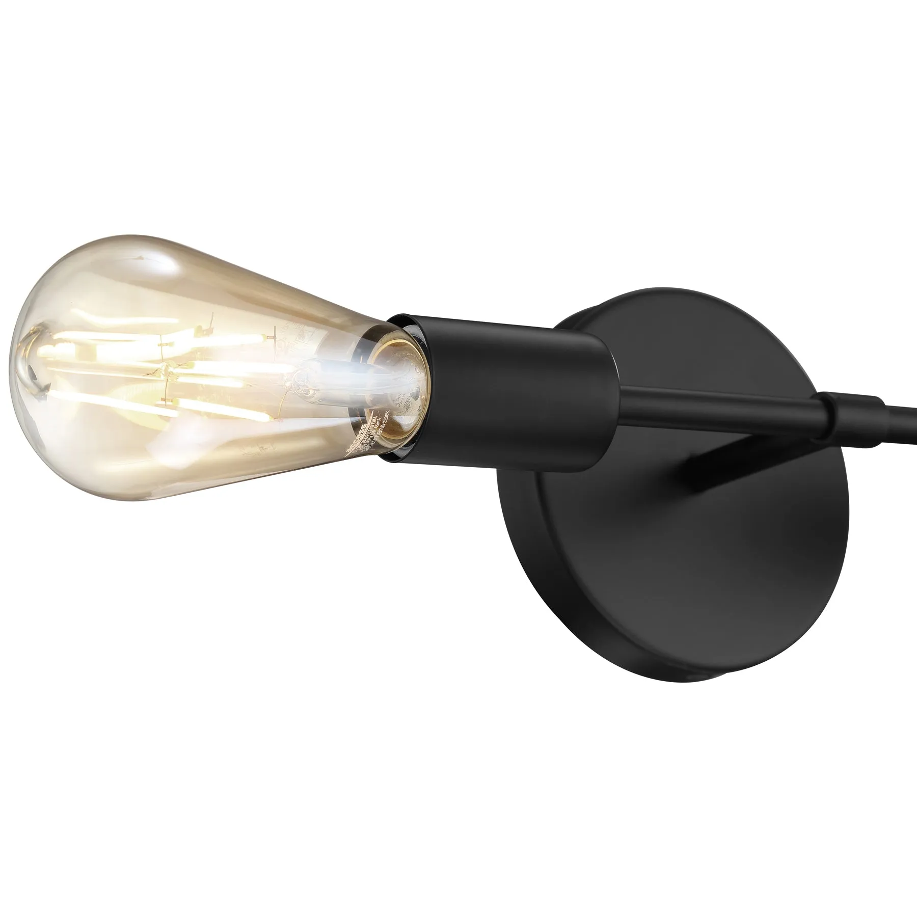 Iconic 2 Light 5in. Wall Sconce  (Matte Black)
