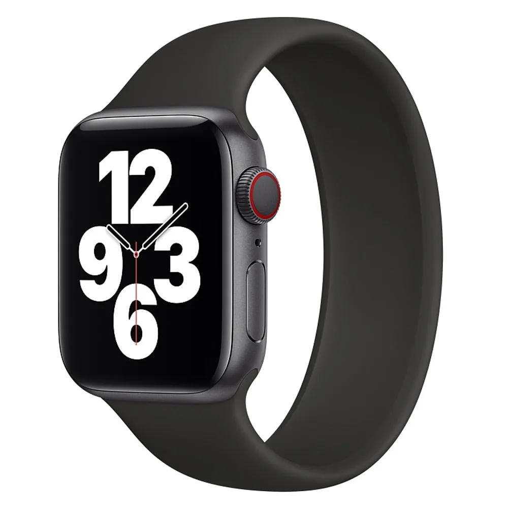 No Buckle Soft Silicone Strap for Apple Watch