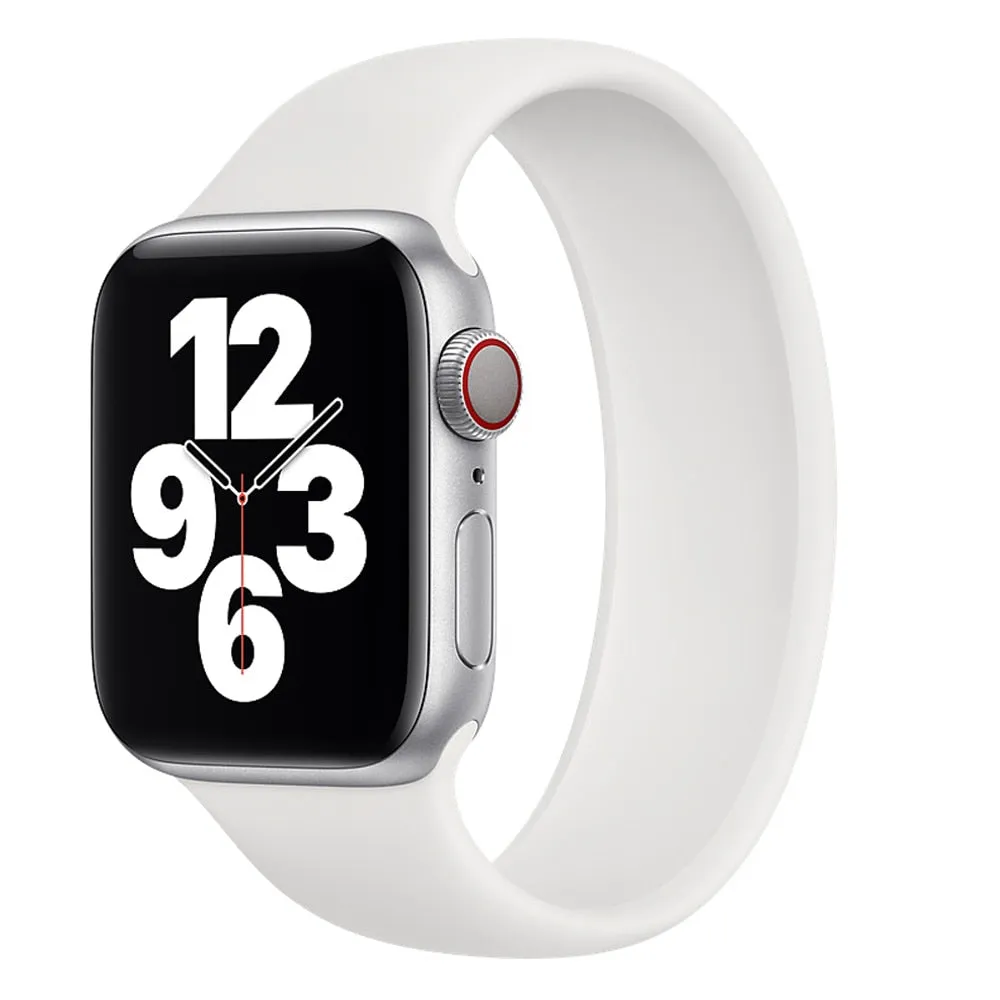 No Buckle Soft Silicone Strap for Apple Watch
