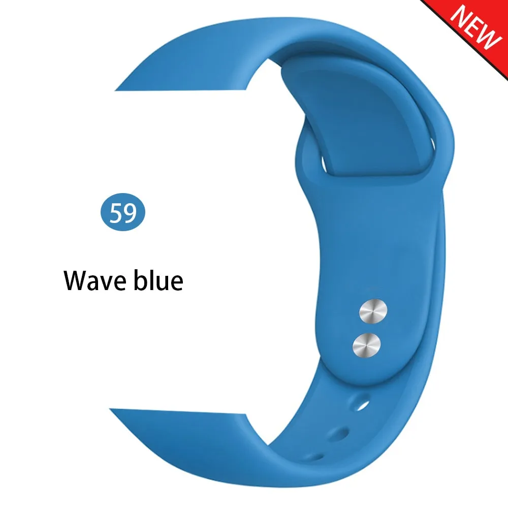 Silicone Strap bands For Apple Watch more colors
